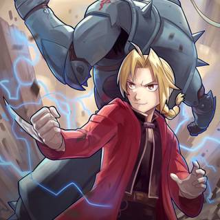 Elric brothers wallpaper