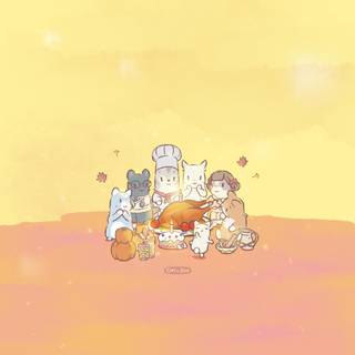 Cats and Soup wallpaper