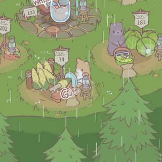 Cats and Soup wallpaper