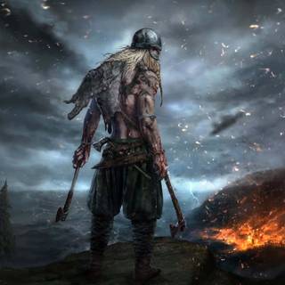 Battle scene wallpaper