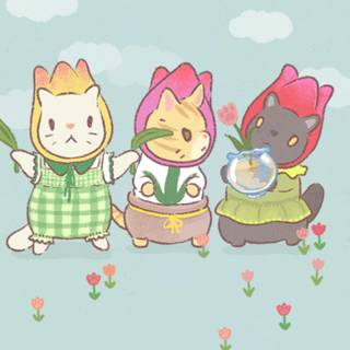 Cats and Soup wallpaper