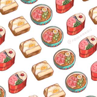 Ghibli food wallpaper