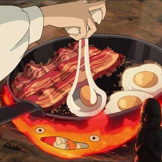 Ghibli food wallpaper