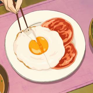 Ghibli food wallpaper