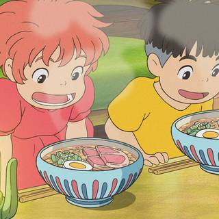 Ghibli food wallpaper