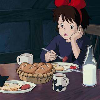 Ghibli food wallpaper