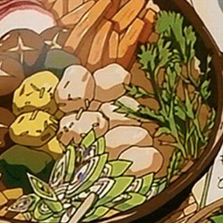 Ghibli food wallpaper