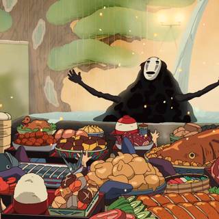 Ghibli food wallpaper