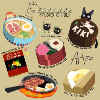 Ghibli food wallpaper
