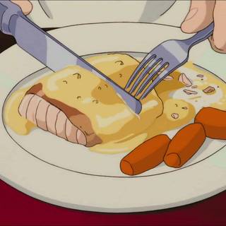 Ghibli food wallpaper