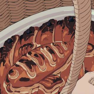 Ghibli food wallpaper