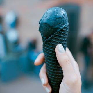 Blue ice cream wallpaper