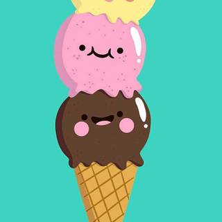 Cool ice cream wallpaper