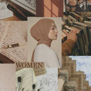 Hijabi collage wallpaper