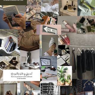 Hijabi collage wallpaper