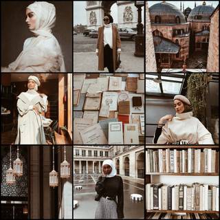 Hijabi collage wallpaper