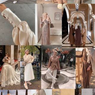 Hijabi collage wallpaper