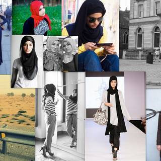Hijabi collage wallpaper