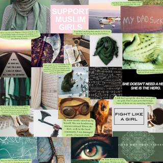 Hijabi collage wallpaper
