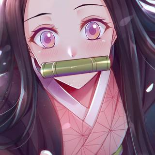 Nezuko iPad wallpaper