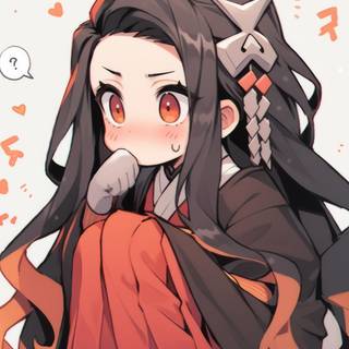 Nezuko iPad wallpaper