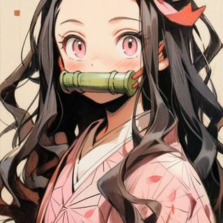 Nezuko iPad wallpaper