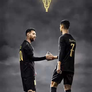 Cristiano and Messi wallpaper