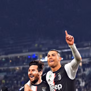 Ronaldo and Messi phone wallpaper