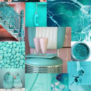 Turquoise Android wallpaper