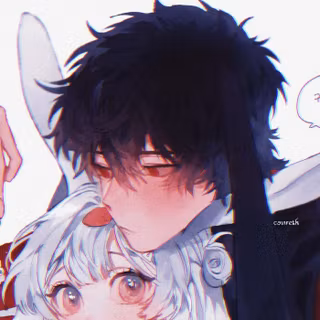 Cute matching couple PFP wallpaper