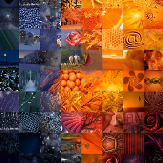 A heart collage wallpaper