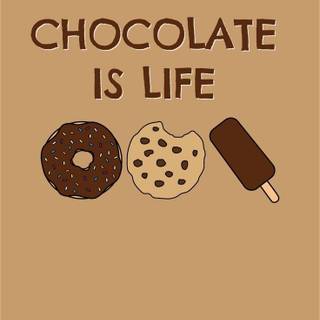 Cute chocolate wallpaper