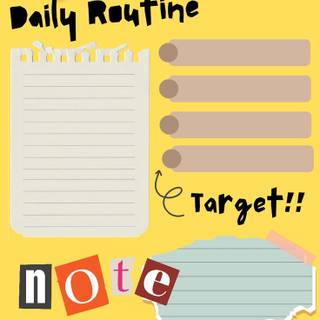 Morning routine wallpaper