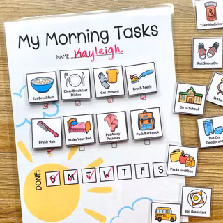 Morning routine wallpaper