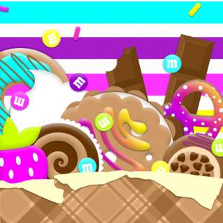 Cute chocolate wallpaper