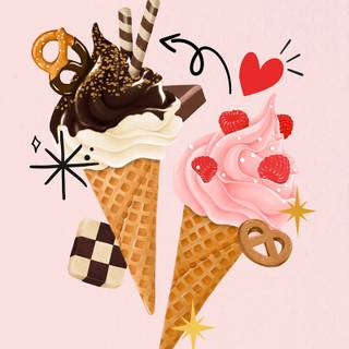 Cute chocolate wallpaper