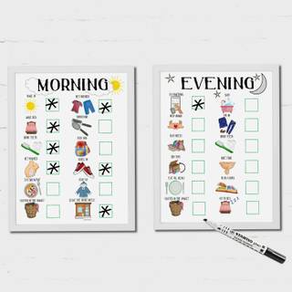 Morning routine wallpaper