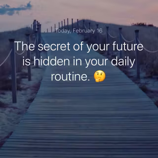 Morning routine wallpaper