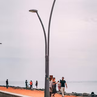 Light pole wallpaper