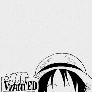 Luffy drawing wallpaper
