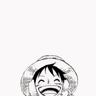 Luffy drawing wallpaper