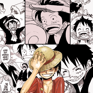 Luffy drawing wallpaper