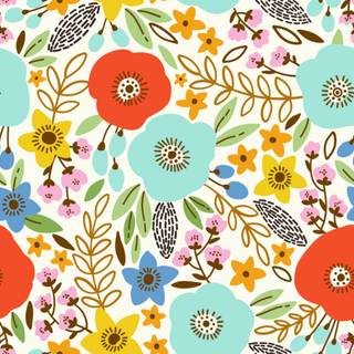 Spring simple laptop wallpaper