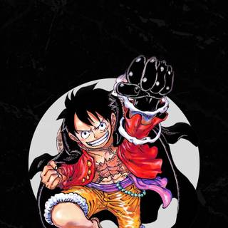 Luffy drawing wallpaper