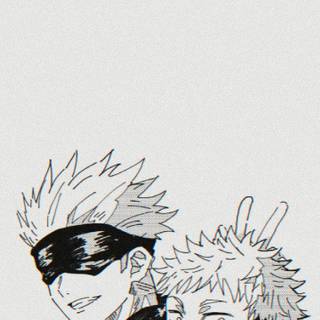 Gojo and Yuji wallpaper