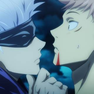 Gojo and Yuji wallpaper