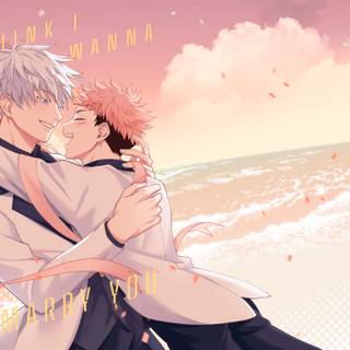 Gojo and Yuji wallpaper