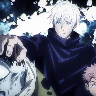 Gojo and Yuji wallpaper