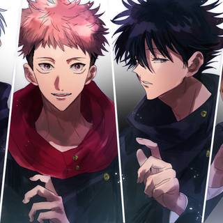 Gojo and Yuji wallpaper