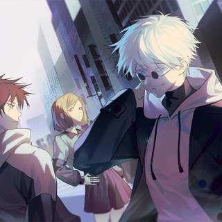 Gojo and Yuji wallpaper